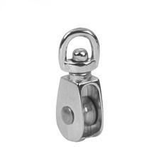 Stainless Lifting Single Sheave Swivel Block Cable Pulley