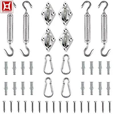Sunshade Hardware Fixing Stainless Steel Sun Shade Sail Handrail Kit for Outdoor String