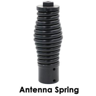Super Heavy Duty Barrel Shape Black Coated Antenna Spring for 5 Inch Antenna