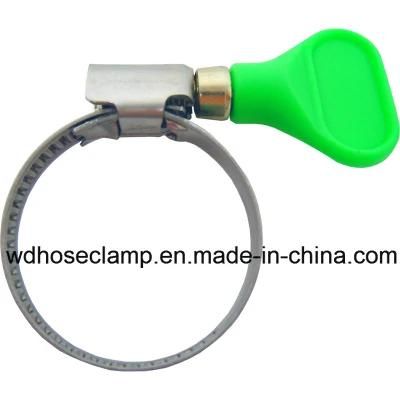 Stainless Steel Hose Clamp with Butterfly Screw