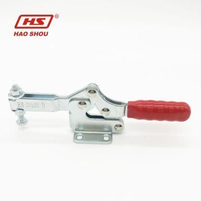 Haoshou HS-21502-B Same as 217-U 150kg /330lb Flange Base U-Bar Low Profile Horizontal Toggle Clamp