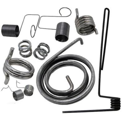 Custom High Stainless Steel Flat Coil Lock Spring Compression Torsion Springs for Door Handles