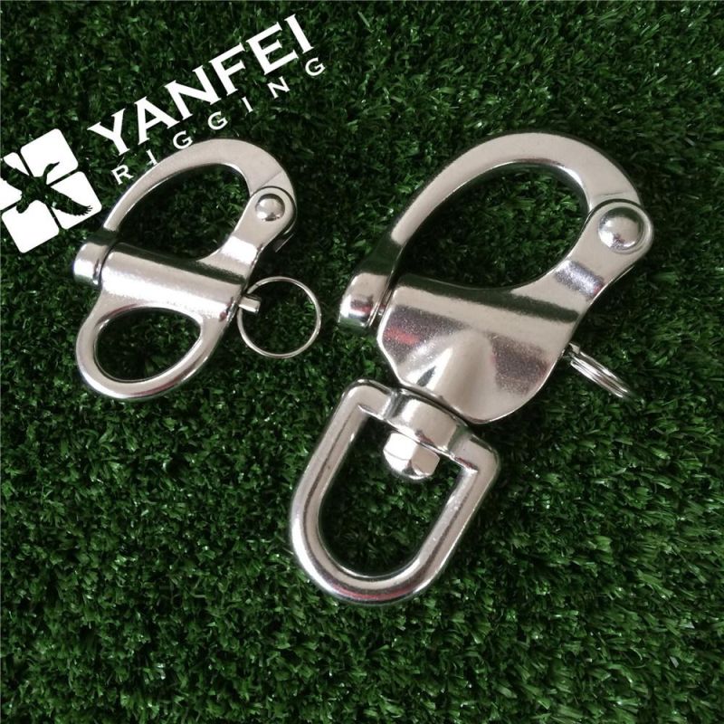 Stainless Steel Snap Shackle with Swivel Eye