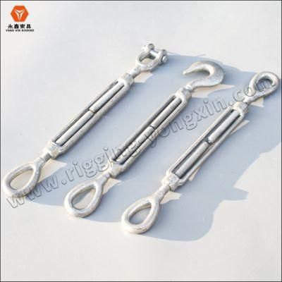 Drop Forged Galvanized Carbon DIN 1480 Closed Body Heavy Duty Stainless Steel Turnbuckle
