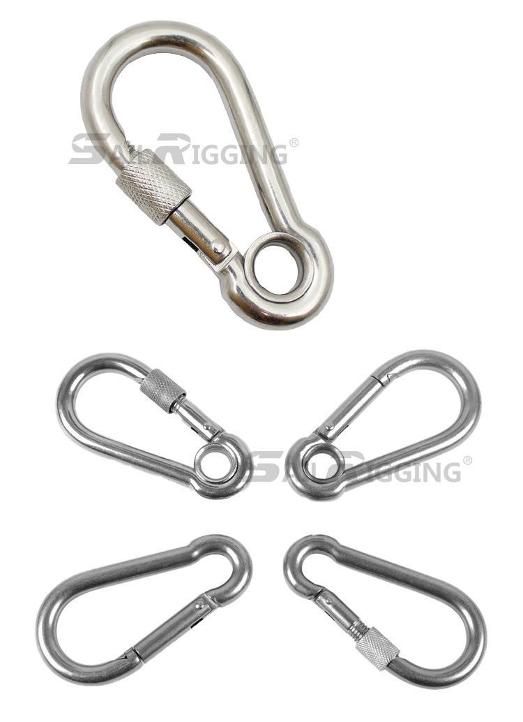 Custom Metaldin5299e Snap Hook Carabiner with Eyelet&Screw