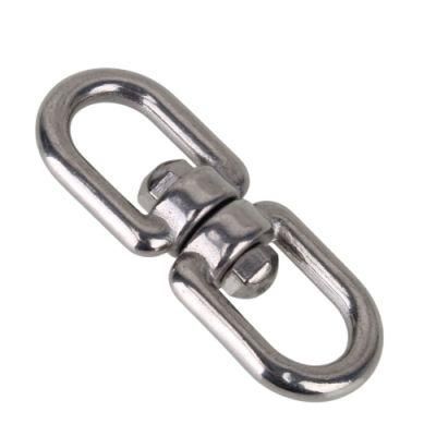 Hot Dipped Galvanized Carbon Steel G401 Double Eye Link Chain Swivel