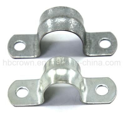 Pipe Fittings Metal Conduit Saddle Galvanised Clip