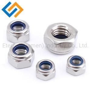 Hexagonal Hex Nylon Insert Lock Nut, Self-Locking Nylon Insert Hex Lock Nuts