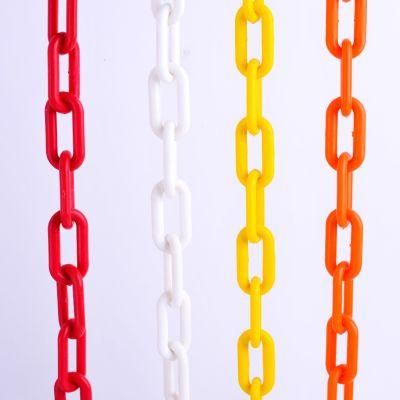 6mm Traffic Cone Traffic Roadway Safety Colored Chains Plastic Chain