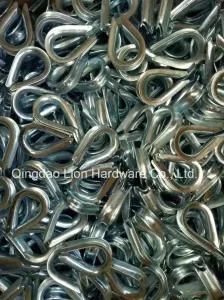 Hot DIP E. Galvanized Wire Rope Thimbles