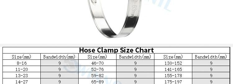 Germany Hose Clamp with Butterfly Key