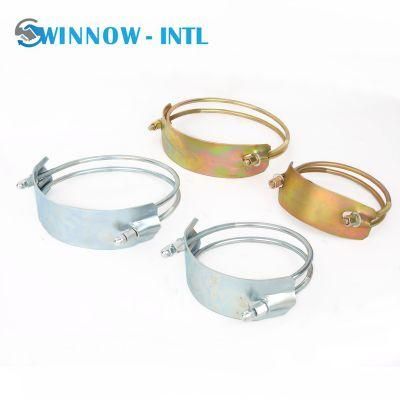Spiral Clamps Zinc Plated Tiger Type Hose Clamp with Prices