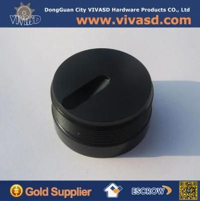 Aluminum CNC Turning Spare Parts Camera Thread Cap