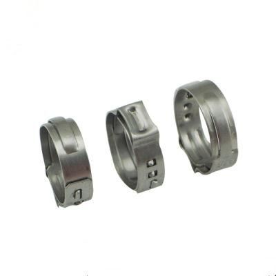 Auto Parts Single Ear Clamp One Ear Stepless Spring Pipe Clamps