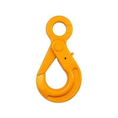 G80 Eye Forged Crane Rigging Alloy Steel G80 Swivel Self Locking Hook