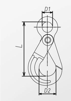 Thinkwell G80 Forged Us Type Eye Safety Hook