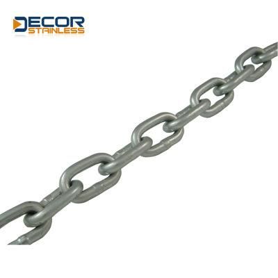 White Galvanized (DIN5685A) Link Chain