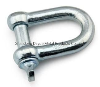 Adjustable Drop Forged Trawling Chain Dee D Shackles with Square Head Screw Pin