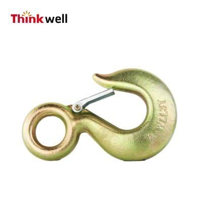 S320 Red Painted Forging Eye Hook with Latch