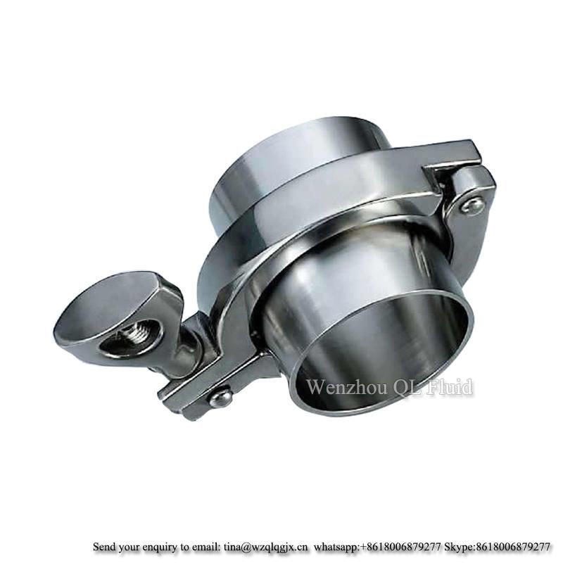 3A DIN SS304/ 316L Stainless Steel Sanitary Tri Clamp Pipe Fitting