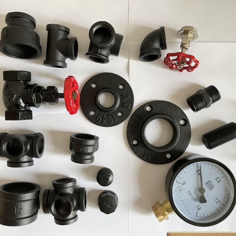 Coated Finish Industrial Pipe Bracket Hardware Pipe Fittings