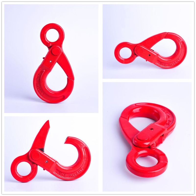 G80 Eye Self Locking Safety Forged Hook Factory