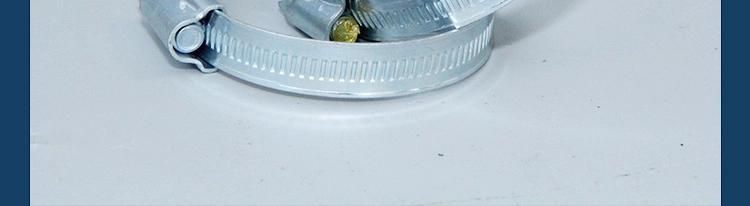 W1 British Type Gas Hose Clip Welded Yellow Zinc Platin Hose Clamp