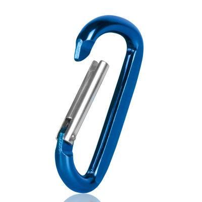 Strong 5cm Length Swivel Carabiner Climbing O Ring Aluminum Carabiner Hooks as a Gift