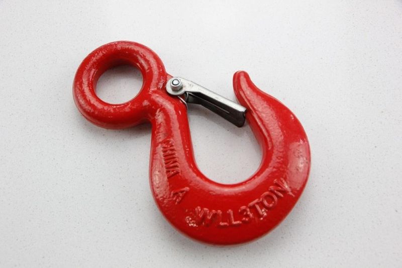 Forged Alloy Steel 320 Eye Slip Hook with Latch