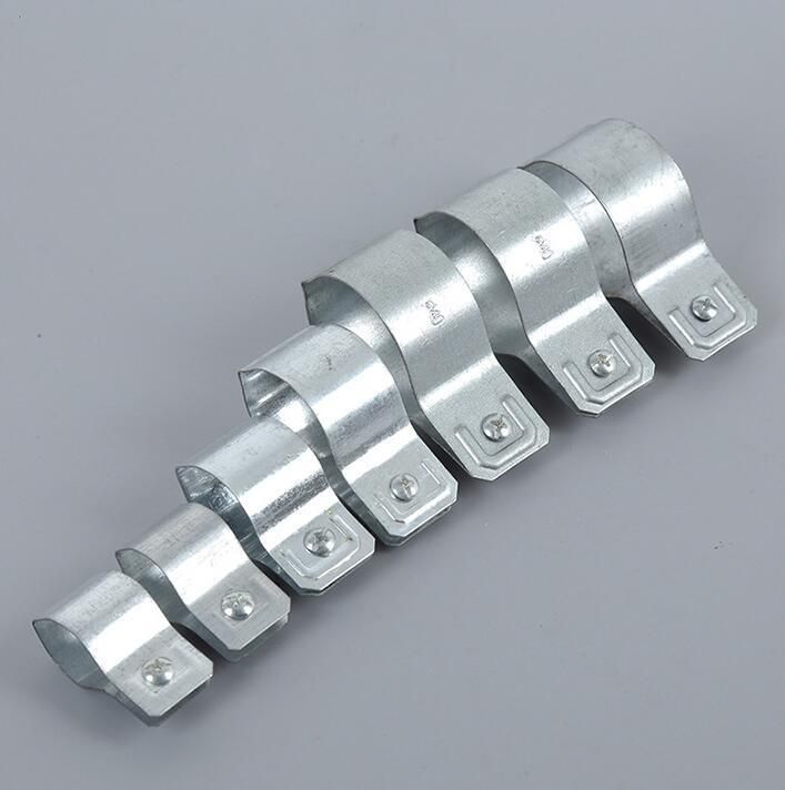 Hardware Carbon Steel with Zinc Plated Reinforced Ground Pipe Clamps