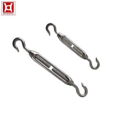 Factory Price Rigging Hardware JIS Frame Heavy Duty Drop Forged Galvanized Chain Lifting Jaw Turnbuckle Wire with Hook and Eye