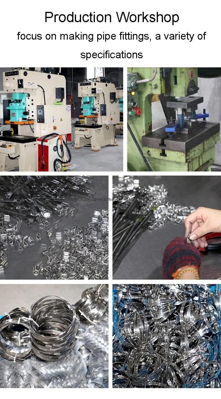 American Style Type Hose Band Clamp Manufacturer Flexible Pipe Connectors