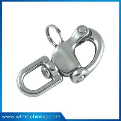 Rigging Hardware Stainless Steel SS304 Ss306 Jaw Swivel Snap Shackle