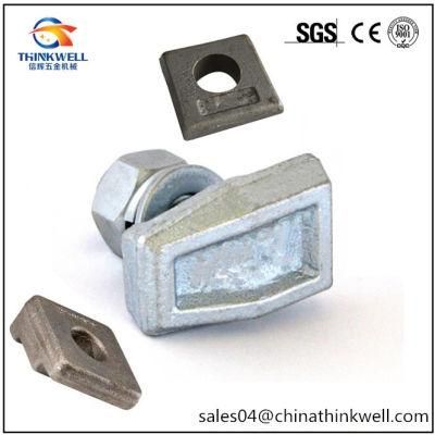 Zinc Plated Forged Steel Elevator Guide Rail Clip