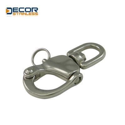 Stainless Steel 316 70mm Eye Swivel Snap Shackle