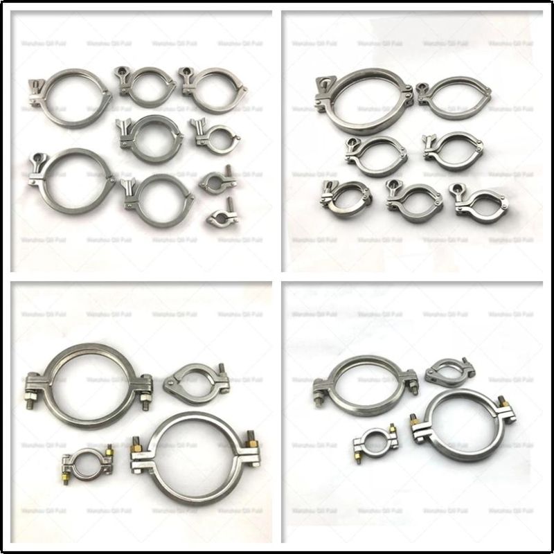 Stainless Steel Pipe Clamp 1/2′′-12′′ Customed Size