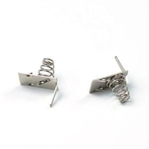 Professional Manufacturer Customization Alloy Metal Flat Clips Leaf Battery Spring
