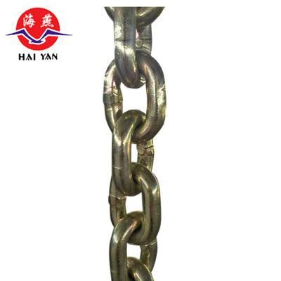 Yellow Galvanized G80 Lifting Chain 8mm 10mm