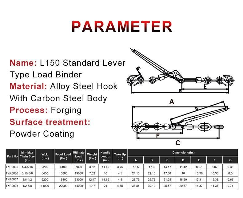 Forged Lever Type L-150 Standard Load Binder