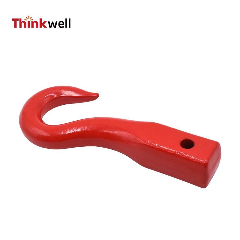 Red Painted Forged Tow Hook