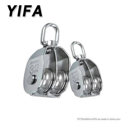 Stainless Steel Double Blocks Swivel Pulley