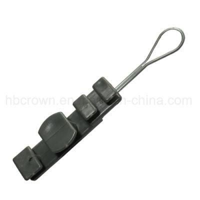 Plastic FTTH Drop Cable Anchoring Clamp S Type FTTH Anchor
