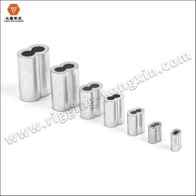 Aluminum Crimping Loop Sleeve Wire Rope Sleeves Double Barrel Ferrule for Wire Rope