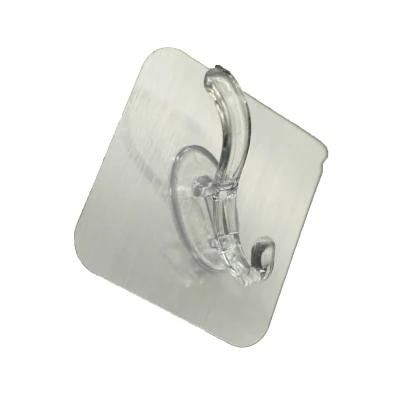 Strong Adhesive Transparent Suction Cup Sucker Wall Storage Holder Hooks for Kitchen Bathroom