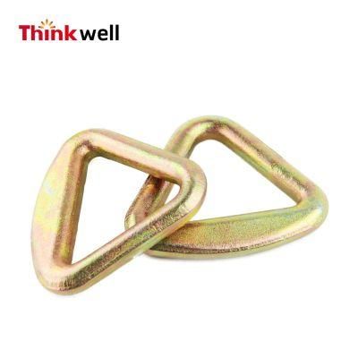 Forged Galvanized Steel Winch Strap Delta Ring/Triangle Ring