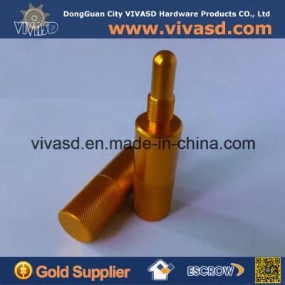 CNC Machining Gold Anodizing Motorcycle Parts Piston Stop