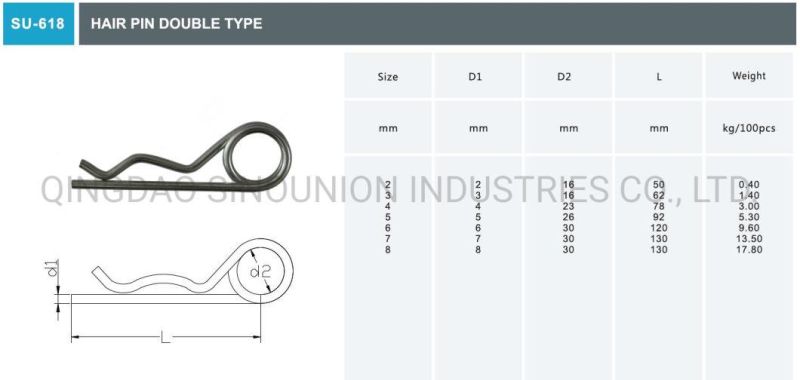 Hair Pin Single or Double Type