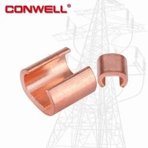 Copper C Shape Overhead Electric Wire Connector Clamp