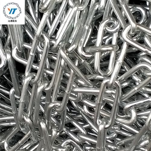 Electro Galvanized DIN763 Welded Steel Link Chain