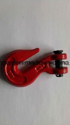 G80 Red Painted Clevis Grab Hook for Chain Lifting